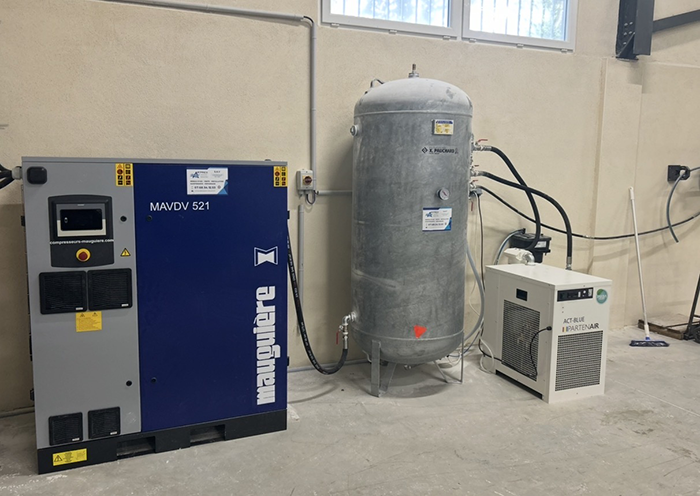 Installation de compresseur Maugui&egrave;re et centrale d&rsquo;air comprim&eacute; image 3