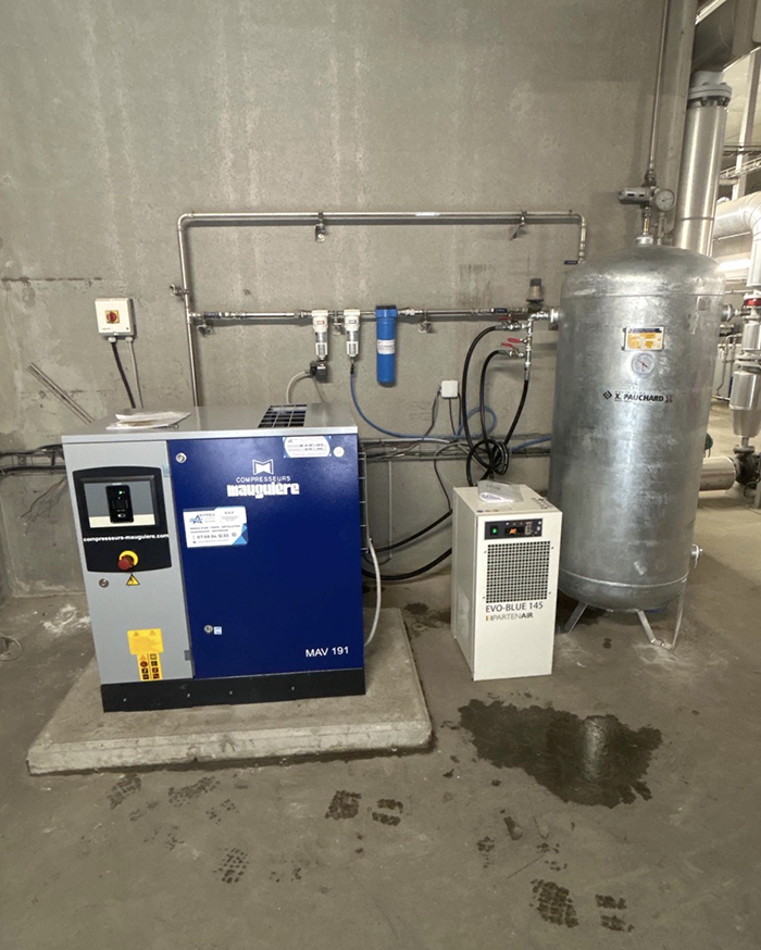 Installation de compresseur Maugui&egrave;re et centrale d&rsquo;air comprim&eacute; image 4