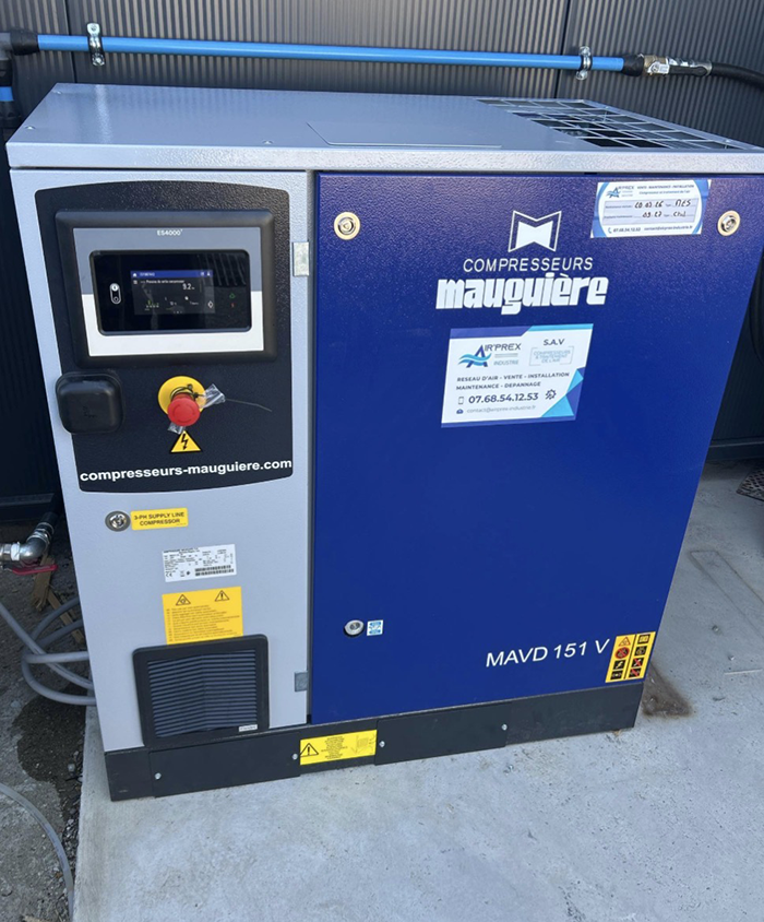 Installation de compresseur Maugui&egrave;re et centrale d&rsquo;air comprim&eacute; image 6
